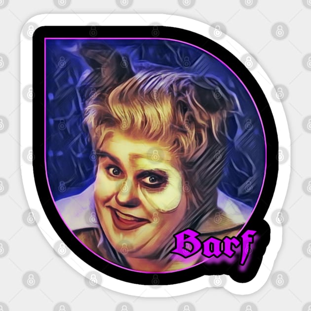 Barf Sticker by HORDEZ DESIGNS